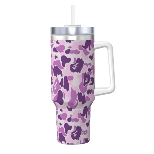 BA_PE Edelstahlbecher mit Griff und Strohhalm (40 oz) 1