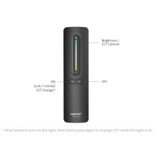 Miboxer 2.4G RF Wireless Remote Controller Brightness Adjustable Lighting Color Temperature RGB+CCT Magnetic Mount C6
