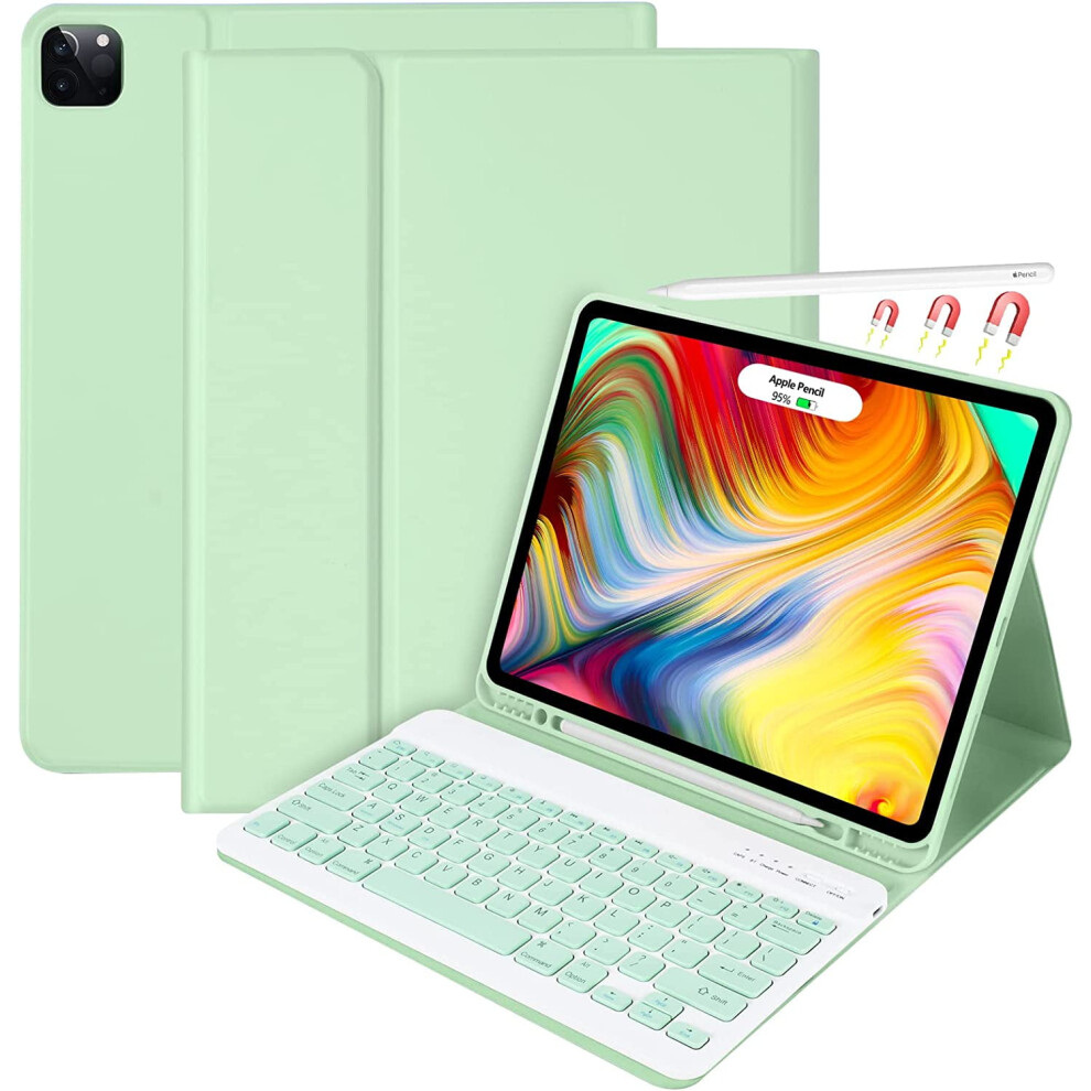 Ipad Pro 12.9-Inch Case With Keyboard For 3Rdâ5Th Gen 9336866038064