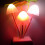 Mini veilleuse LED avec capteur, couleurs romantiques 7