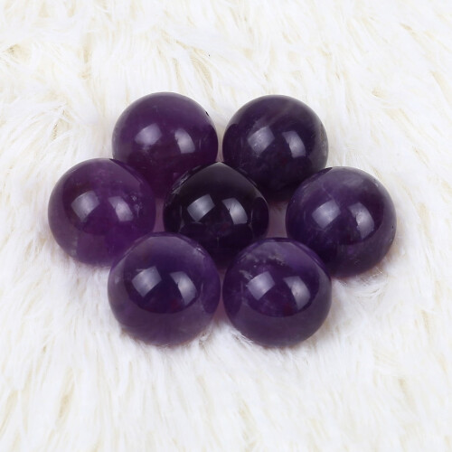 Esfera de quartzo ametista, bola de cristal para cura, 3 cm (1,2 polegadas) 2