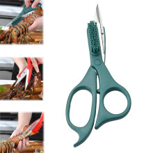 Giyblacko Kitchen Scissors with Brush Stainless Steel 2-in-1