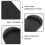 Rowing Machine Foot Pedals Plastic 2 pcs 2