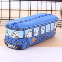 Stationery Bag Canvas Small Animal Design 1 Pack