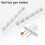 Nail Brush Holder Transparent 2 pcs 5-grid 1