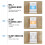 Wireless Doorbell with Vibrating Flashing Light and Lithium 5