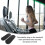 Plastic rowing machine foot pedals non-slip 2 pcs 3