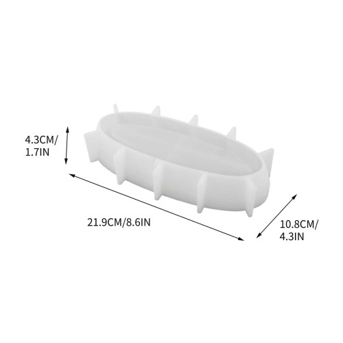 Silikonform i oval form til Valentinsdagen 2