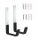 Garage Hooks Heavy Duty for Ladder, Cord, Tools 1