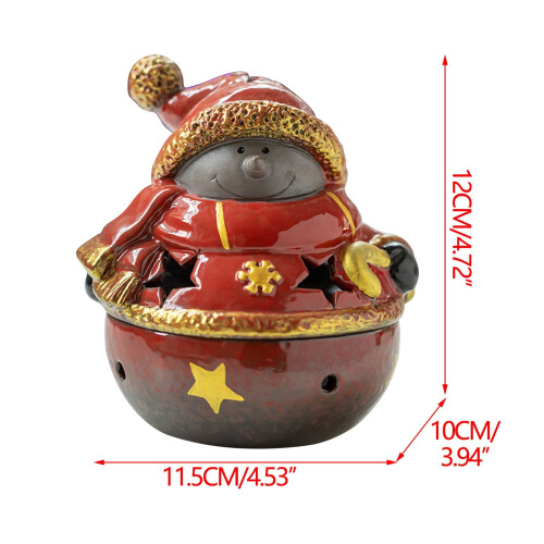 Christmas incense burner ceramic front door decoration 2