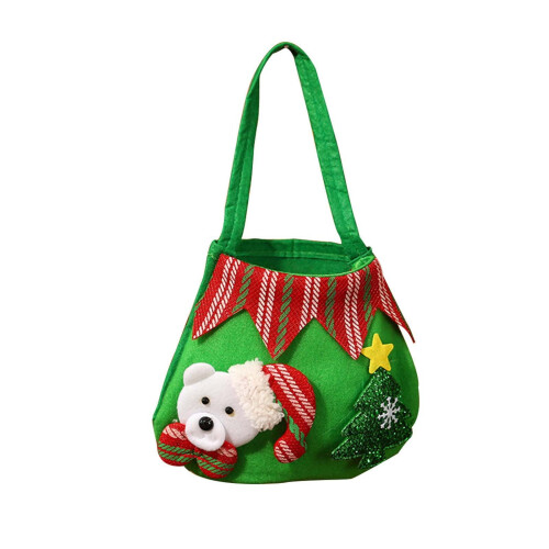 Christmas front door decoration bag with tree ornament 1