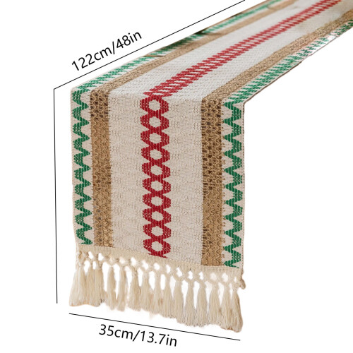 Christmas embroidery table flag cloth 1 piece 2