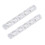Nail Brush Holder Transparent 2 pcs 5-grid 2