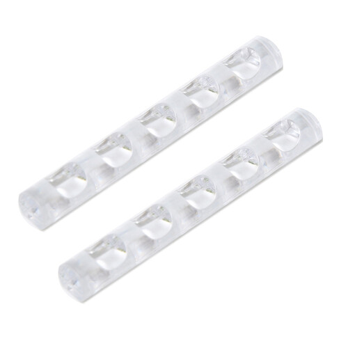 Nail Brush Holder Transparent 2 pcs 5-grid 1