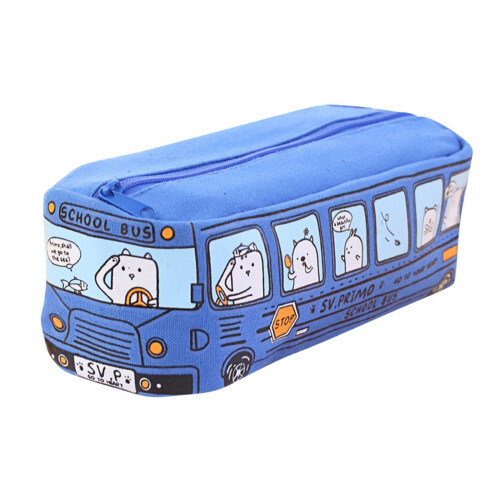 Stationery Bag Canvas Small Animal Design 1 Pack 1