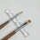 Nail Brush Holder Transparent 2 pcs 5-grid 4