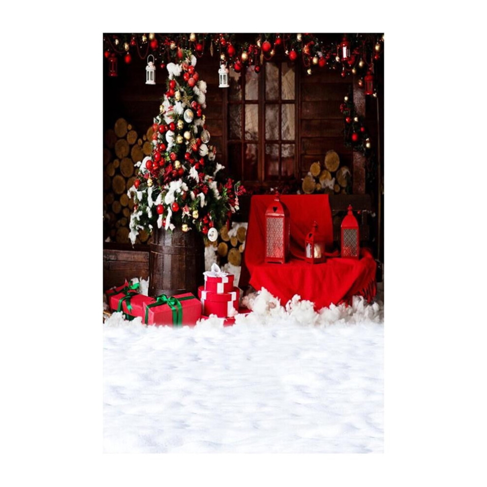 Christmas Photography Backdrop Snowman Vinyl 3X5 Ft 917087821056