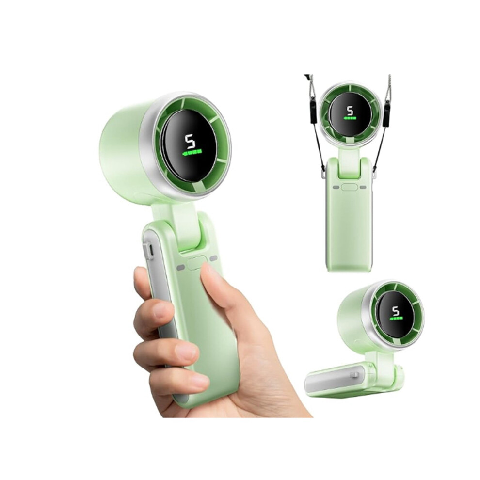 Portable Mini Fan 5000Mah 5-Speed Usb Rechargeable 917087821872