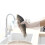 Translucent Rubber Dishwashing Gloves with Extra-Long Cuff, 4
