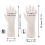 Translucent Rubber Dishwashing Gloves with Extra-Long Cuff, 7