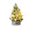 Mini Gold Artificial Christmas Tree with LED Lights and 1