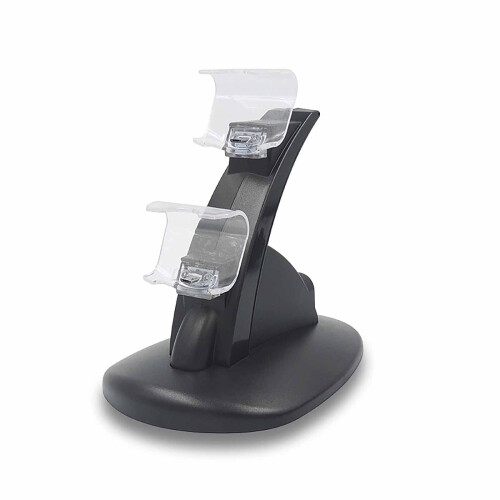 LED-indikatorcontroller dock-opladningsstativ med dobbelt USB, 2
