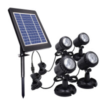 Fankiway Solar Pool Lamp Outdoor Waterproof Garden Light
