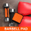 Barbell Grip Mat Polyester Anti-slip Cover 2 pcs 4