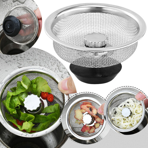 Stainless Steel Kitchen Sink Strainer 1PCS 1