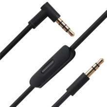 Replacement Remote Talk Audio Cable for Studio, Executive, Mixer, Solo HD, Wireless, and Pro Headphones(Black)