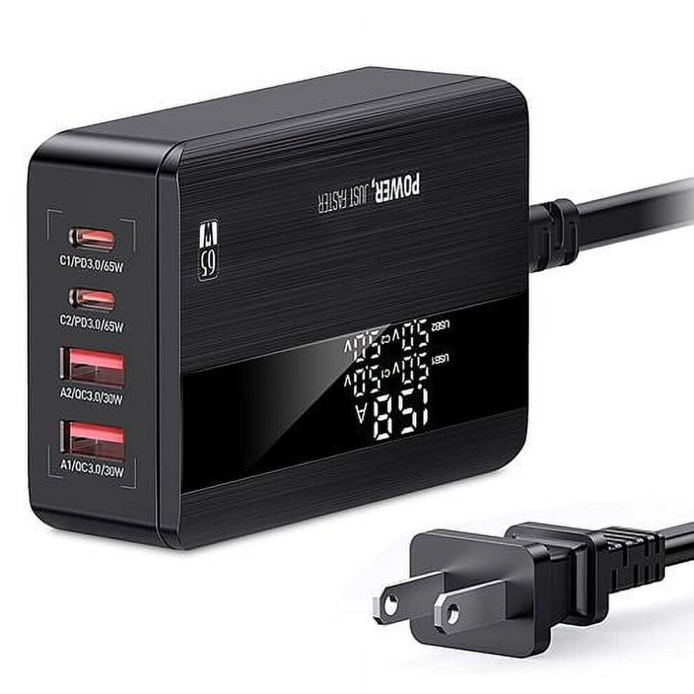 65W 4-Port Usb Wall Charger With Pd3.0 Qc3.0 917087815857