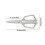 Ciseaux de cuisine robustes en acier inoxydable 23 cm 3