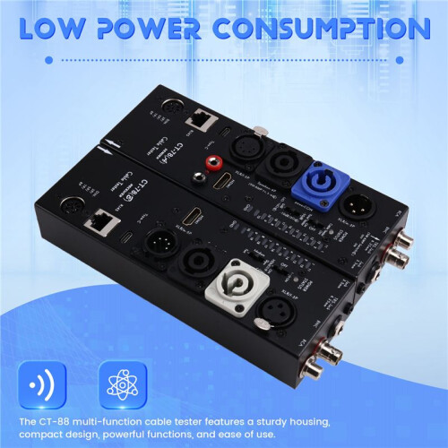 CT78 Multifunction Cable Tester XLR Audio, Separation Remote, and -Compatible Automatic Detection in One Device 2