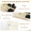 Drehbarer Make-up-Organizer mit Fächern und Pinselhalter 3