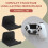2Pcs Wall Mount Bracket Multifunction Game Wireless Controller Gamepad Handle for  PS4//X-BOX 4