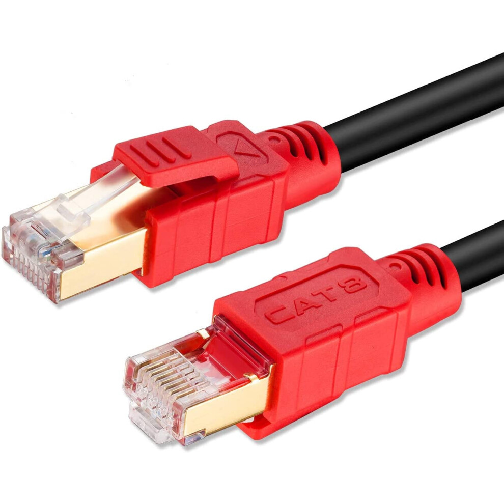 Cat8 Ethernet Cable 10Ft 26Awg 40Gbps 2000Mhz 9336866024531