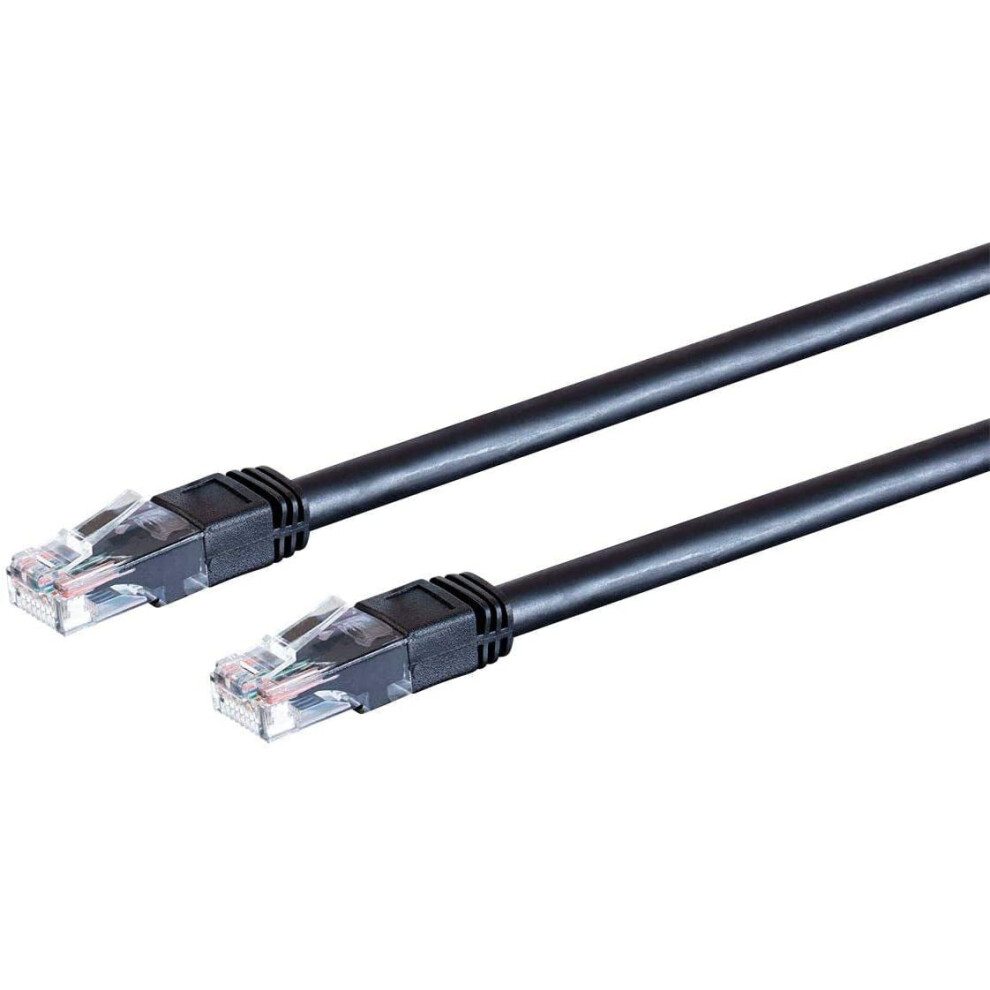 Cat6 Outdoor Ethernet Patch Cable 5 Ft Black 9336866024692