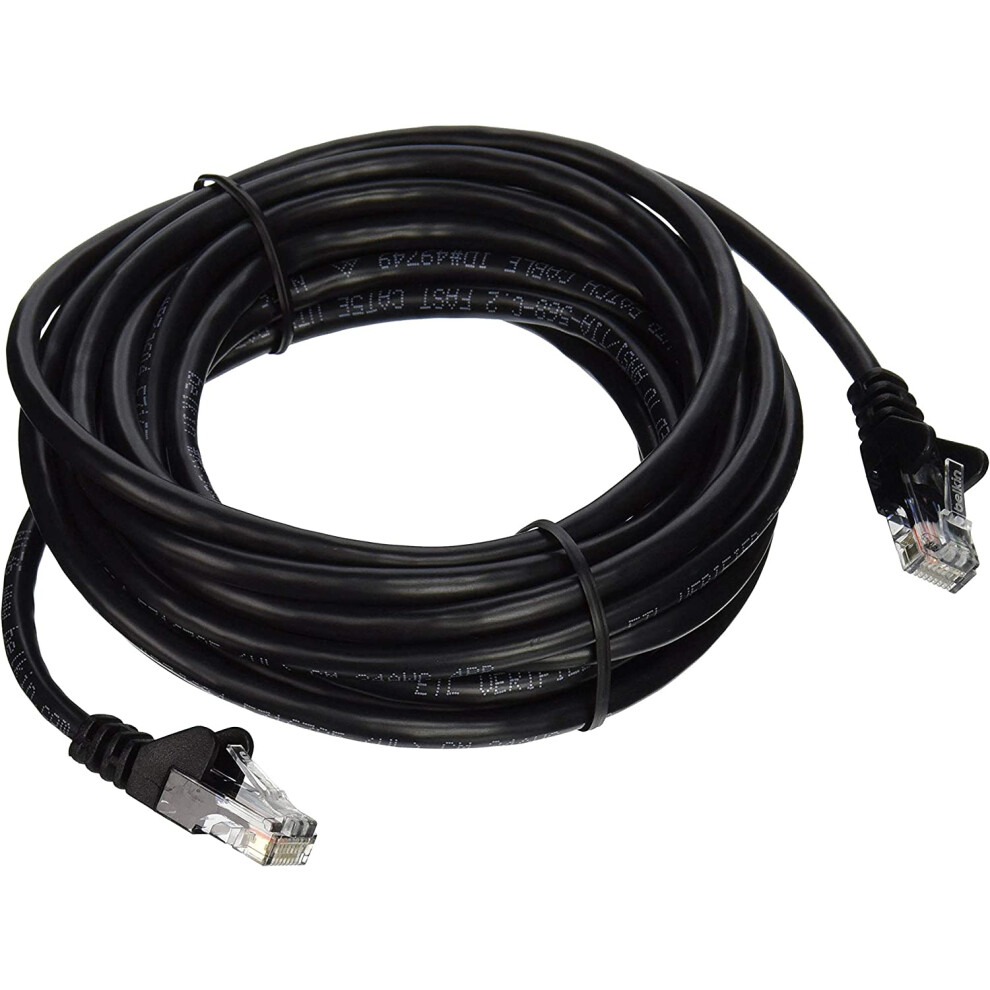 Cat5e Patch Cord Snagless 15 Ft Black 9336866025194
