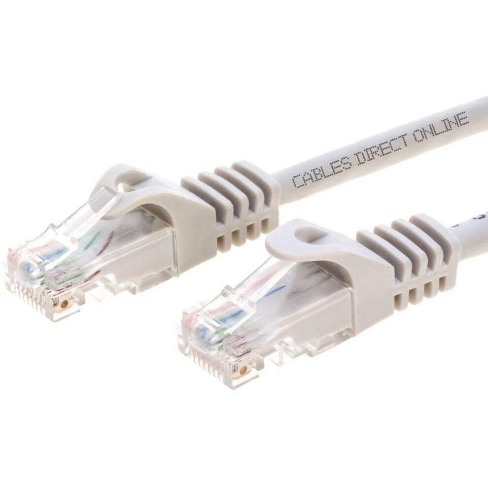 Cat6 Ethernet Cable 15 Ft Grey 9336866024838