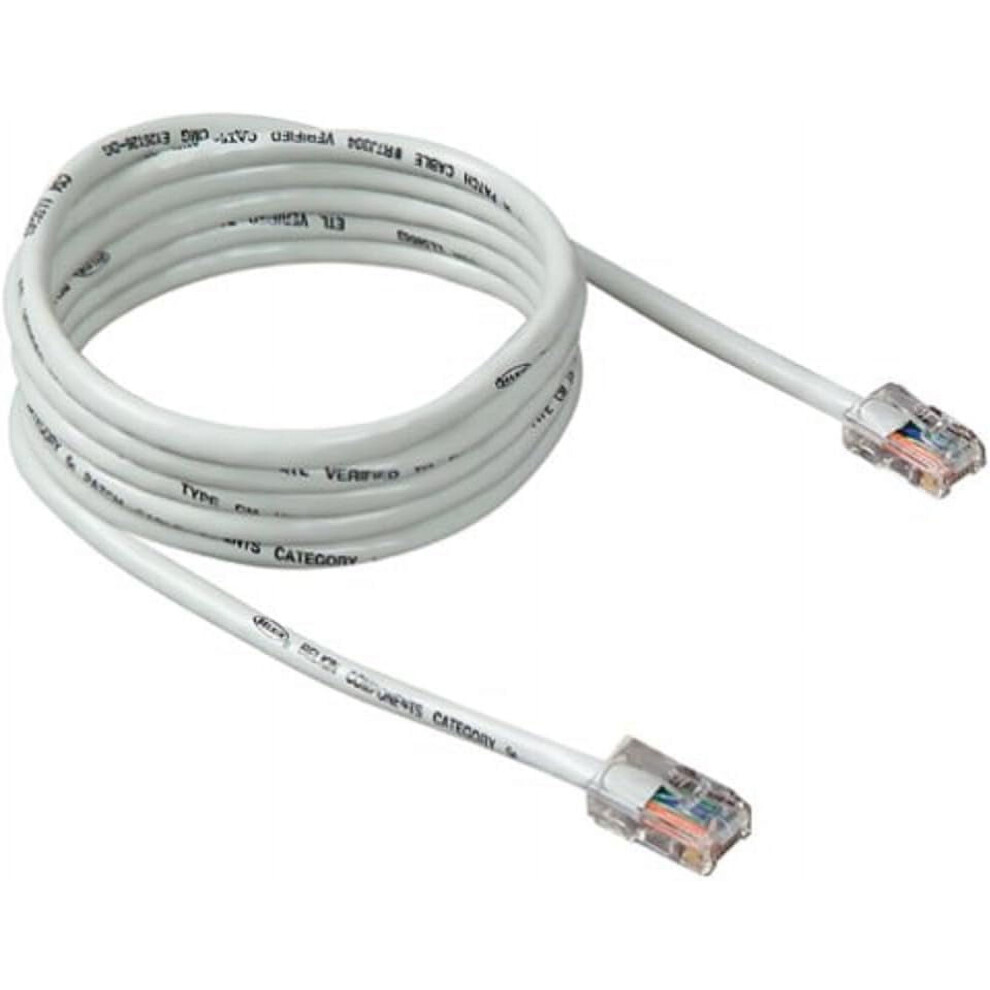 Cat-5E Patch Cable 14 Feet White 9336866025255