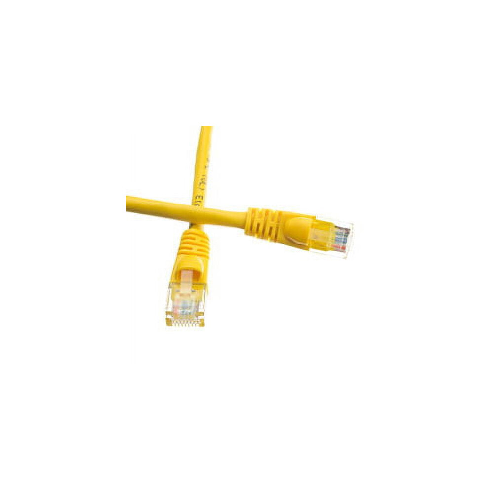Cat6 Ethernet Patch Cable Copper 5 Ft Pack Of 2 Yellow 9336866024715