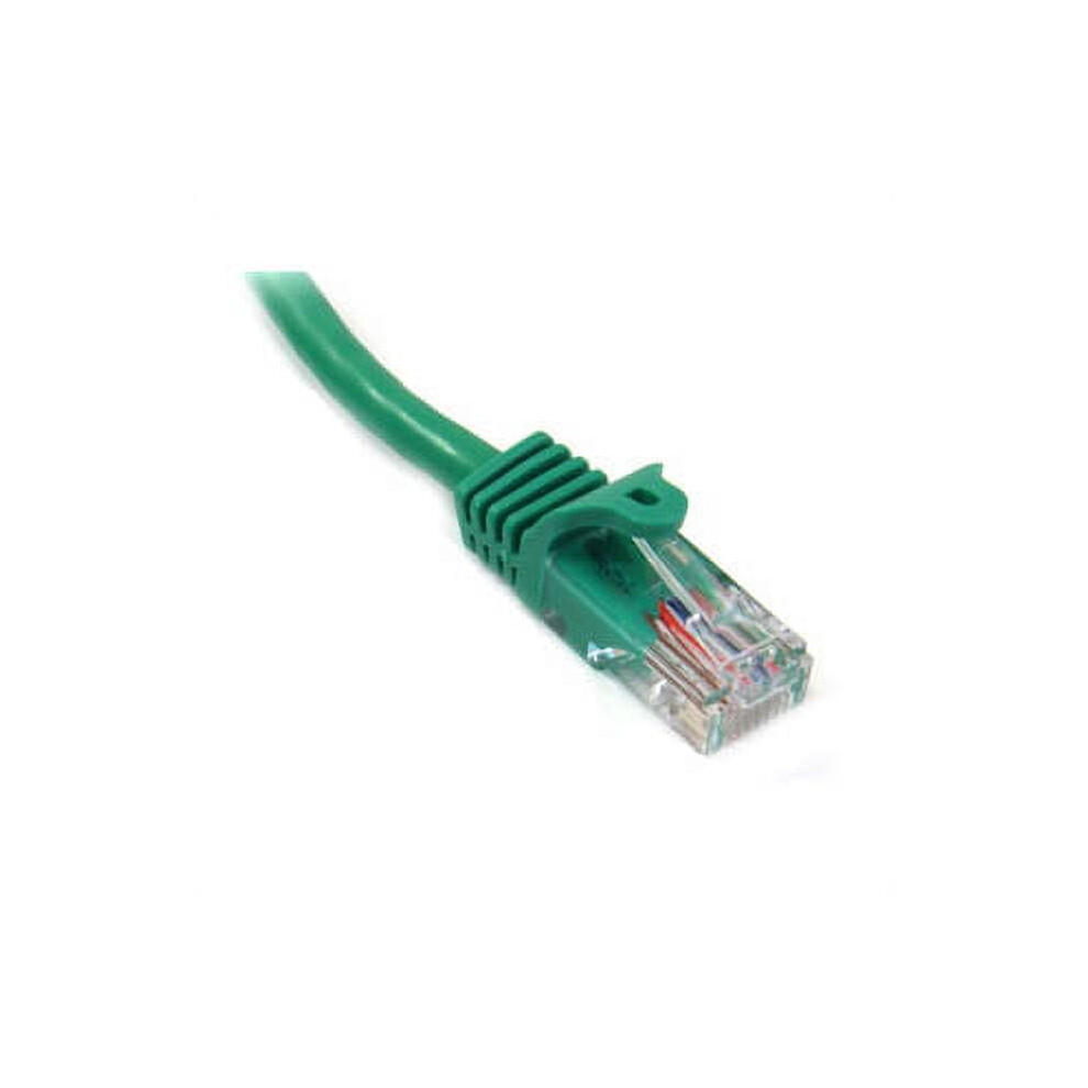 Cat5e Patch Cord 1 Ft Snagless Boot Green 9336866025934