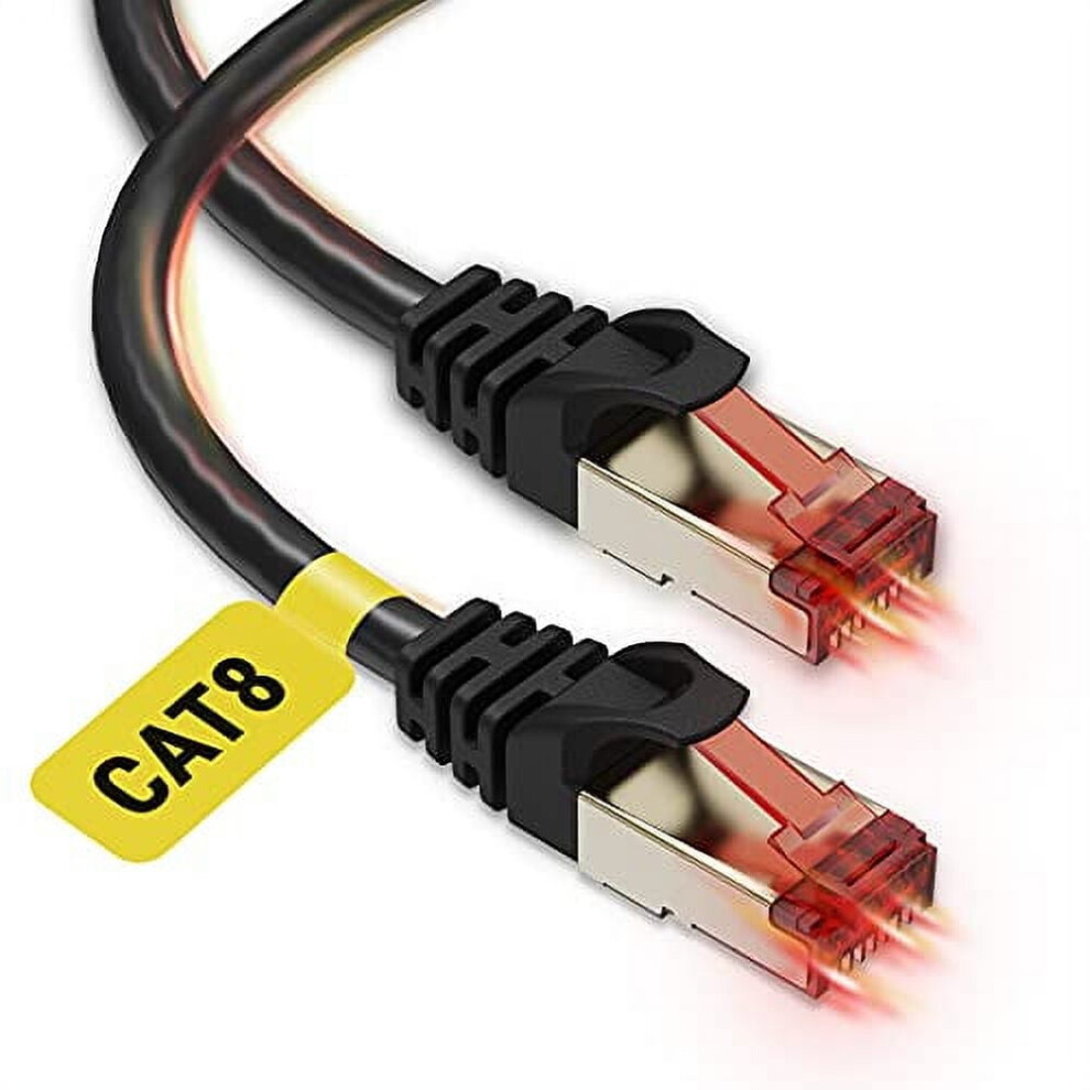 Cat6 Ethernet Cable 15 Ft Weatherproof Black 9336866027037