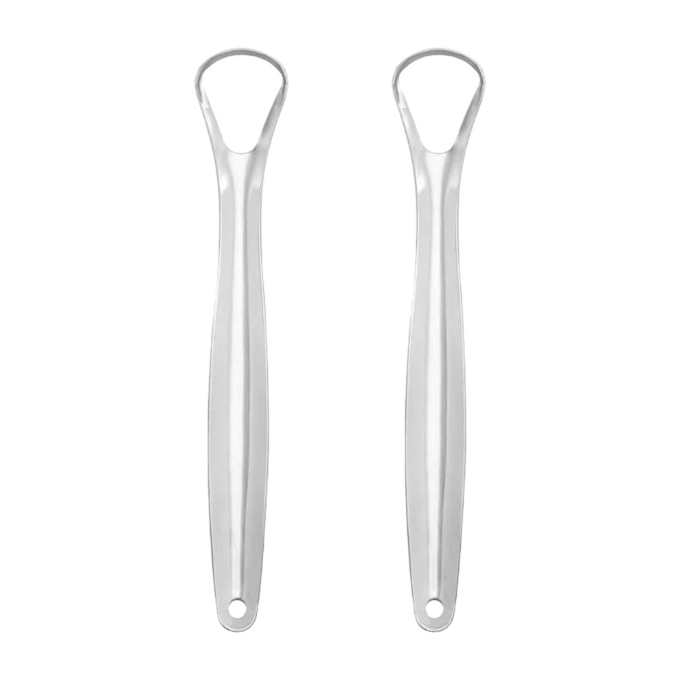 Stainless Steel Tongue Scraper for Bad Breath Relief