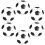 Tabletop Soccer Ball Desktop Accessory Small 2.5-inch 1