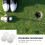Golf Ball Position Markers Flat 10 Pcs 5