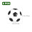 Tabletop Soccer Ball Desktop Accessory Small 2.5-inch 5