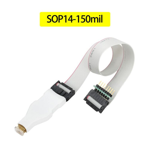 Chip Burn Write Probe Flexible Cable Detachable Design Download  Programmer Micro-Type Chip Pogo Pins SOP14-150mil 1
