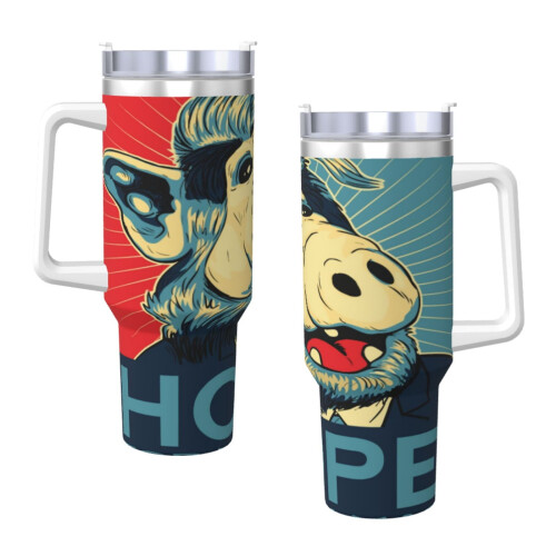 Copo térmico ALF de aço inoxidável de 40 oz com alça e