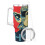 Copo térmico ALF de aço inoxidável de 40 oz com alça e 3